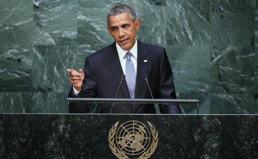 President Obama took the campaign to the UN. A&nbsp;Limerick.