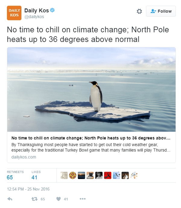 daily-kos-penguin-north-pole