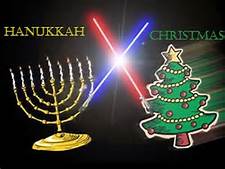 Hannukah and Christmas together, a bond that cannot be severed, a&nbsp;Limerick.